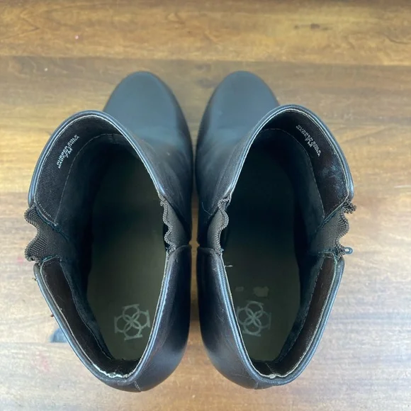 Ann Taylor Leather Ankle Bootie Brown Women’s Size 7M Pull On Boots Heeled. - Picture 12 of 13